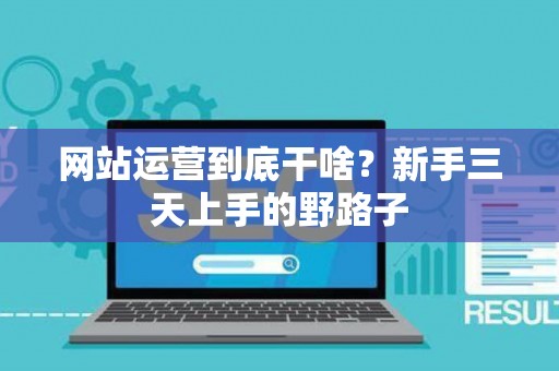 网站运营到底干啥?新手三天上手的野路子 网站运营到底干啥?新手三天上手的野路子